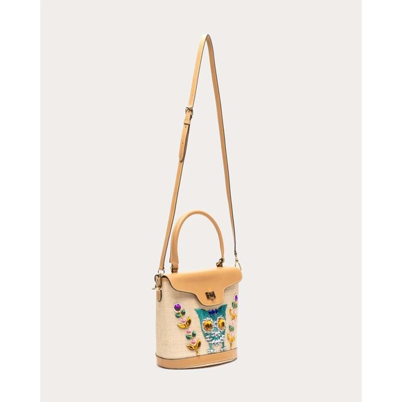 Frances Valentine Handbags - Frances Valentine Agatha Embroidered Basket